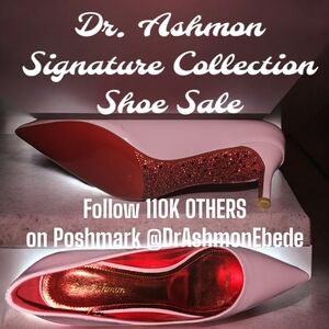 Dr. Ashmon Signature Collection (Red & Crystal Stones Bottom) Style: Pink Glitz